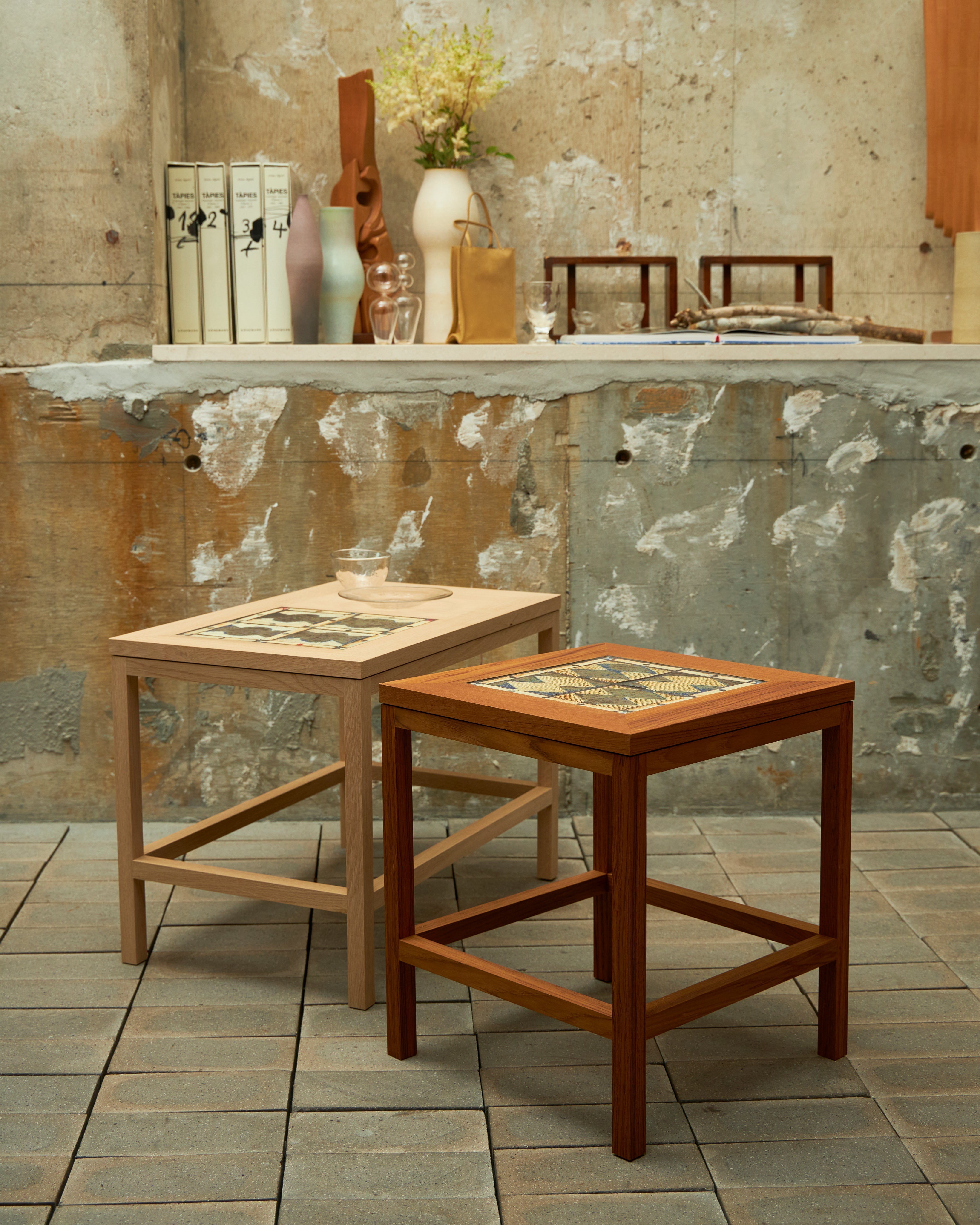 collection 02 - Tile-top Side Table - – trans-Modern